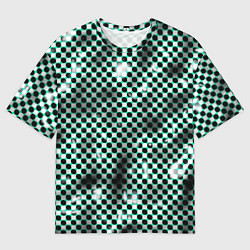Футболка оверсайз мужская Пластиковая абстракция - паттерн, цвет: 3D-принт