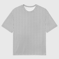 Футболка оверсайз мужская Белая змея, цвет: 3D-принт