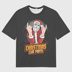 Футболка оверсайз мужская Рождественская вечеринка, цвет: 3D-принт