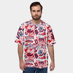 Футболка оверсайз мужская Made fresh daily, цвет: 3D-принт — фото 2