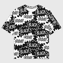 Футболка оверсайз мужская Black friday, цвет: 3D-принт