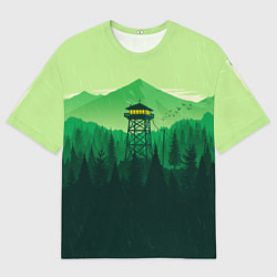 Футболка оверсайз мужская Файрвотч, цвет: 3D-принт