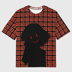 Футболка оверсайз мужская Undertale - Frisk smile, цвет: 3D-принт