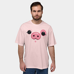 Футболка оверсайз мужская Пухля, цвет: 3D-принт — фото 2