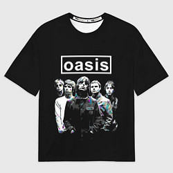 Футболка оверсайз мужская Oasis группа, цвет: 3D-принт