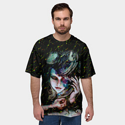 Футболка оверсайз мужская Рука любимого, цвет: 3D-принт — фото 2
