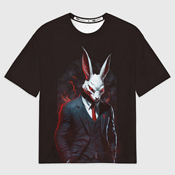 Футболка оверсайз мужская Devil rabbit, цвет: 3D-принт