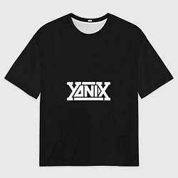 Футболка оверсайз мужская Yanix надпись, цвет: 3D-принт