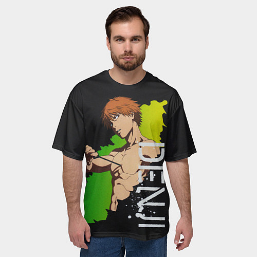 Мужская футболка оверсайз Дэнджи Chainsaw Man / 3D-принт – фото 3