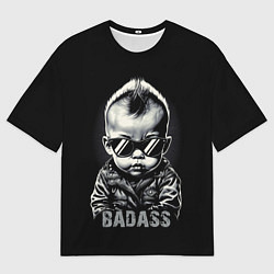 Футболка оверсайз мужская Badass, цвет: 3D-принт