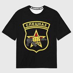 Футболка оверсайз мужская Спецназовец, цвет: 3D-принт
