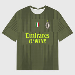 Футболка оверсайз мужская Милан форма 2223 третья, цвет: 3D-принт