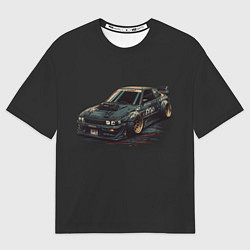 Футболка оверсайз мужская Nissan Skyline 2000 gtr, цвет: 3D-принт