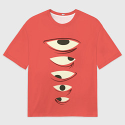 Футболка оверсайз мужская Я вижу все, цвет: 3D-принт