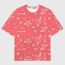 Футболка оверсайз мужская Love is love, цвет: 3D-принт