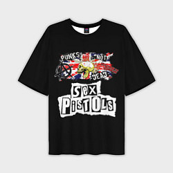 Футболка оверсайз мужская Sex Pistols - punks not dead, цвет: 3D-принт