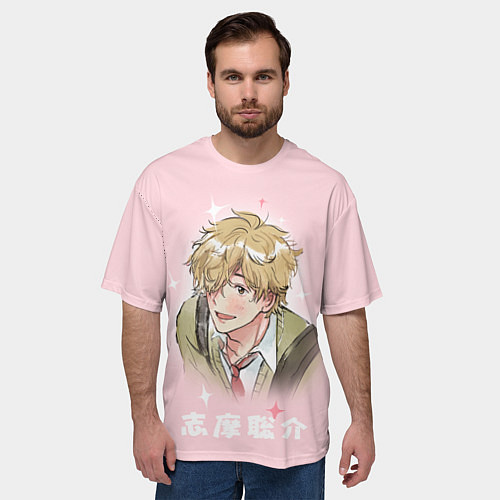 Мужская футболка оверсайз Sousuke Shima - Skip and Loafer / 3D-принт – фото 3