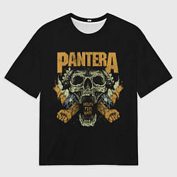 Футболка оверсайз мужская Pantera - mouth for war, цвет: 3D-принт