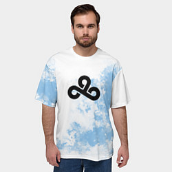 Футболка оверсайз мужская Cloud9 Облачный, цвет: 3D-принт — фото 2