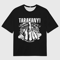 Футболка оверсайз мужская Тараканы fuck off, цвет: 3D-принт