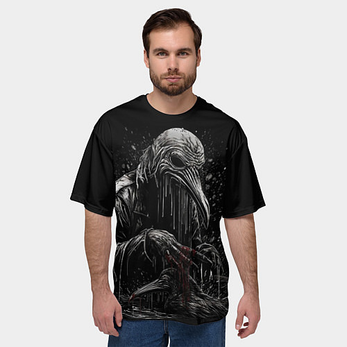 Мужская футболка оверсайз Slipknot - Stay and bleeding / 3D-принт – фото 3