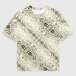 Футболка оверсайз мужская Жемчужная россыпь, цвет: 3D-принт