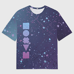 Мужская футболка оверсайз Все равно