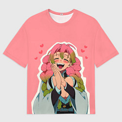 Футболка оверсайз мужская Мицури Канроджи - Клинок демонов, цвет: 3D-принт