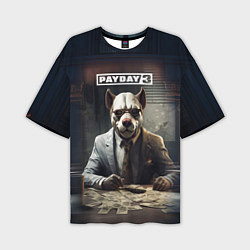 Футболка оверсайз мужская Bulldog payday 3, цвет: 3D-принт