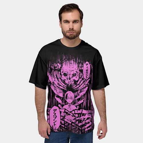 Мужская футболка оверсайз Смертельная игра - Бог мертвец / 3D-принт – фото 3