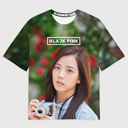 Футболка оверсайз мужская Blackpink Jisoo, цвет: 3D-принт