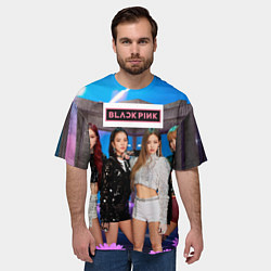 Футболка оверсайз мужская Kpop Blackpink, цвет: 3D-принт — фото 2