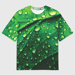 Футболка оверсайз мужская Утренняя роса, цвет: 3D-принт