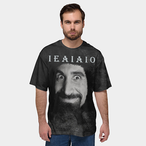 Мужская футболка оверсайз System of a Down i e a i a i o / 3D-принт – фото 3