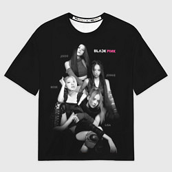 Футболка оверсайз мужская Blackpink girl group, цвет: 3D-принт