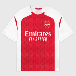 Футболка оверсайз мужская Кай Хаверц Арсенал форма 2324 домашняя, цвет: 3D-принт