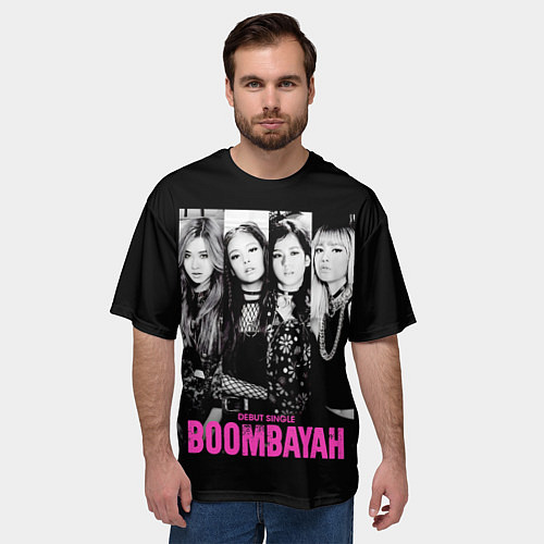Мужская футболка оверсайз Blackpink Boombayah / 3D-принт – фото 3