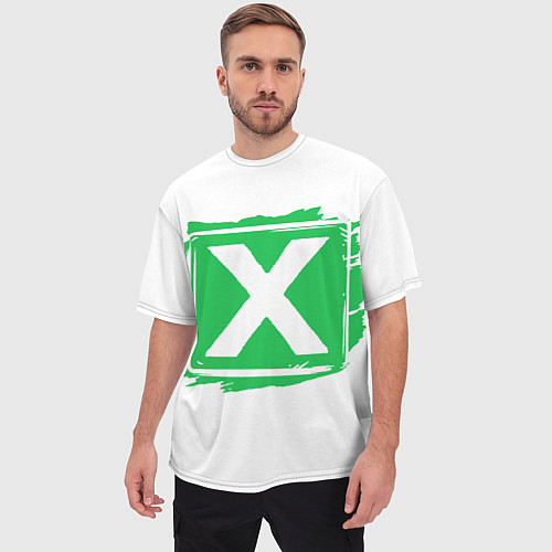 Мужская футболка оверсайз Ed Sheeran Multiply / 3D-принт – фото 3