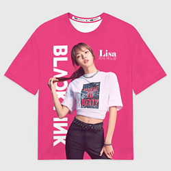 Футболка оверсайз мужская Blackpink Beautiful Lisa, цвет: 3D-принт