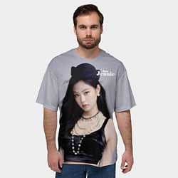 Футболка оверсайз мужская Blackpink Lady Jennie Kim, цвет: 3D-принт — фото 2