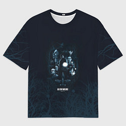 Футболка оверсайз мужская Персонажи Alan Wake, цвет: 3D-принт