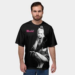 Футболка оверсайз мужская Blackpink Rosanna, цвет: 3D-принт — фото 2