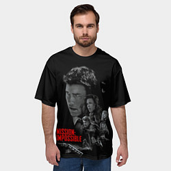 Футболка оверсайз мужская Миссия невыполнима Смертельная расплата, цвет: 3D-принт — фото 2