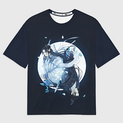 Футболка оверсайз мужская Вэй и Лань, цвет: 3D-принт