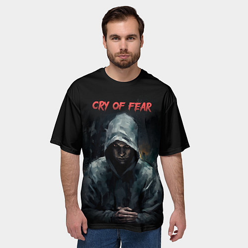 Мужская футболка оверсайз Cry of Fear - Simon / 3D-принт – фото 3