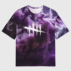 Футболка оверсайз мужская Dead By Daylight Logo Smoke, цвет: 3D-принт
