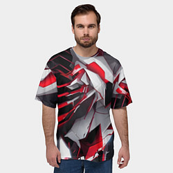 Футболка оверсайз мужская Кибернетические рёбра, цвет: 3D-принт — фото 2