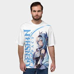 Футболка оверсайз мужская Genshin impact - Эола, цвет: 3D-принт — фото 2