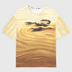 Футболка оверсайз мужская Жало скорпиона, цвет: 3D-принт