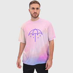 Футболка оверсайз мужская Bring Me The Horizon Umbrella, цвет: 3D-принт — фото 2